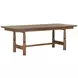 Azalea Walnut 106" Extendable Rectangular Dining Table