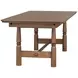 Azalea Walnut 106" Extendable Rectangular Dining Table