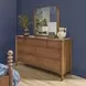 Azalea Walnut 7 Drawer Dresser
