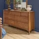 Azalea Walnut 7 Drawer Dresser
