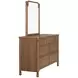Azalea Walnut 7 Drawer Dresser