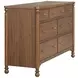 Azalea Walnut 7 Drawer Dresser