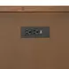Azalea Walnut 3 Drawer Nightstand with USB Charging