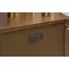 Azalea Walnut 3 Drawer Nightstand with USB Charging