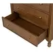 Azalea Walnut 5 Drawer Chest