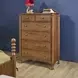 Azalea Walnut 5 Drawer Chest