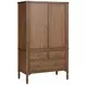 Azalea Walnut 2 Door Armoire