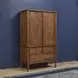 Azalea Walnut 2 Door Armoire