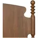Azalea Walnut King Panel Bed