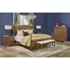 Azalea Oatmeal Performance Fabric Upholstered Dining Bench