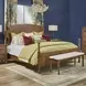 Azalea Oatmeal Performance Fabric Upholstered Dining Bench