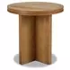Waterfall Light Oak Round End Table