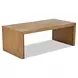 Waterfall Brown Rectangular Coffee Table