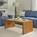 Waterfall Brown Rectangular Coffee Table