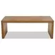 Waterfall Brown Rectangular Coffee Table