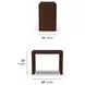 Waterfall Dark Brown Rectangular Accent Table