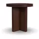 Waterfall Walnut Brown Round End Table