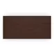 Waterfall Dark Brown Rectangular Coffee Table with Casters