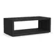 Waterfall Deep Ebony Rectangular Occasional Table Set with Casters