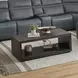 Waterfall Deep Ebony Rectangular Occasional Table Set with Casters