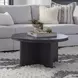 Waterfall Deep Ebony Round Coffee Table