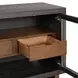 Waterfall Deep Ebony and Brown 92" TV Stand with USB Charging