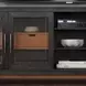 Waterfall Deep Ebony and Brown 92" TV Stand with USB Charging