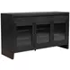 Waterfall Deep Ebony and Dark Brown 3 Door Buffet
