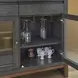 Waterfall Deep Ebony and Dark Brown 3 Door Buffet