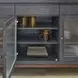 Waterfall Deep Ebony and Dark Brown 3 Door Buffet