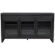 Waterfall Deep Ebony and Dark Brown 3 Door Buffet