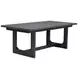 Waterfall Deep Ebony 100" Extendable Rectangular Dining Table