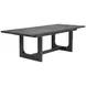 Waterfall Deep Ebony 100" Extendable Rectangular Dining Table