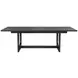 Waterfall Deep Ebony 100" Extendable Rectangular Dining Table