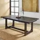 Waterfall Deep Ebony 100" Extendable Rectangular Dining Table