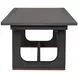 Waterfall Deep Ebony 100" Extendable Rectangular Dining Table