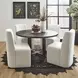 Waterfall Deep Ebony 54" Round Dining Table