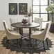 Waterfall Deep Ebony 54" Round Dining Table