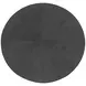 Waterfall Deep Ebony 54" Round Dining Table