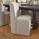 Waterfall Off White Performance Fabric Upholstered Dining Chair Set of 2
