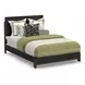 Waterfall Dark Brown and Deep Ebony Panel Bedroom Set