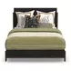 Waterfall Dark Brown and Deep Ebony Panel Bedroom Set