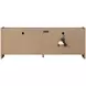 Lincoln Warm Walnut 76" TV Stand with USB Charging