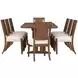Lincoln Walnut 84" Rectangular Dining Table