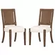 Lincoln Cream Performance Fabric Upholstered Dining Chair Set of 2