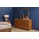 Lincoln Warm Walnut 6 Drawer Dresser