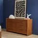 Lincoln Warm Walnut 6 Drawer Dresser