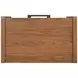 Lincoln Warm Walnut 3 Drawer Nightstand with USB Charging