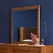 Lincoln Warm Walnut Rectangular Dresser Mirror