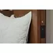 Lincoln Warm Walnut King Platform Bed with USB Charging and LED